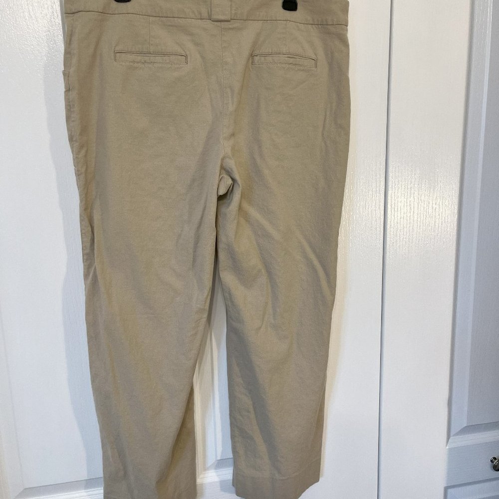 Linen/viscose blend pants - Picture 2 of 6